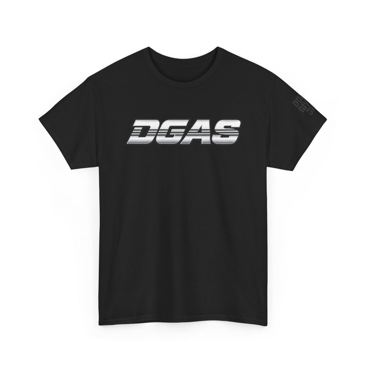 DGAS (Dont Give A Shit) Retro Logo Tee — White Graphic T-Shirt