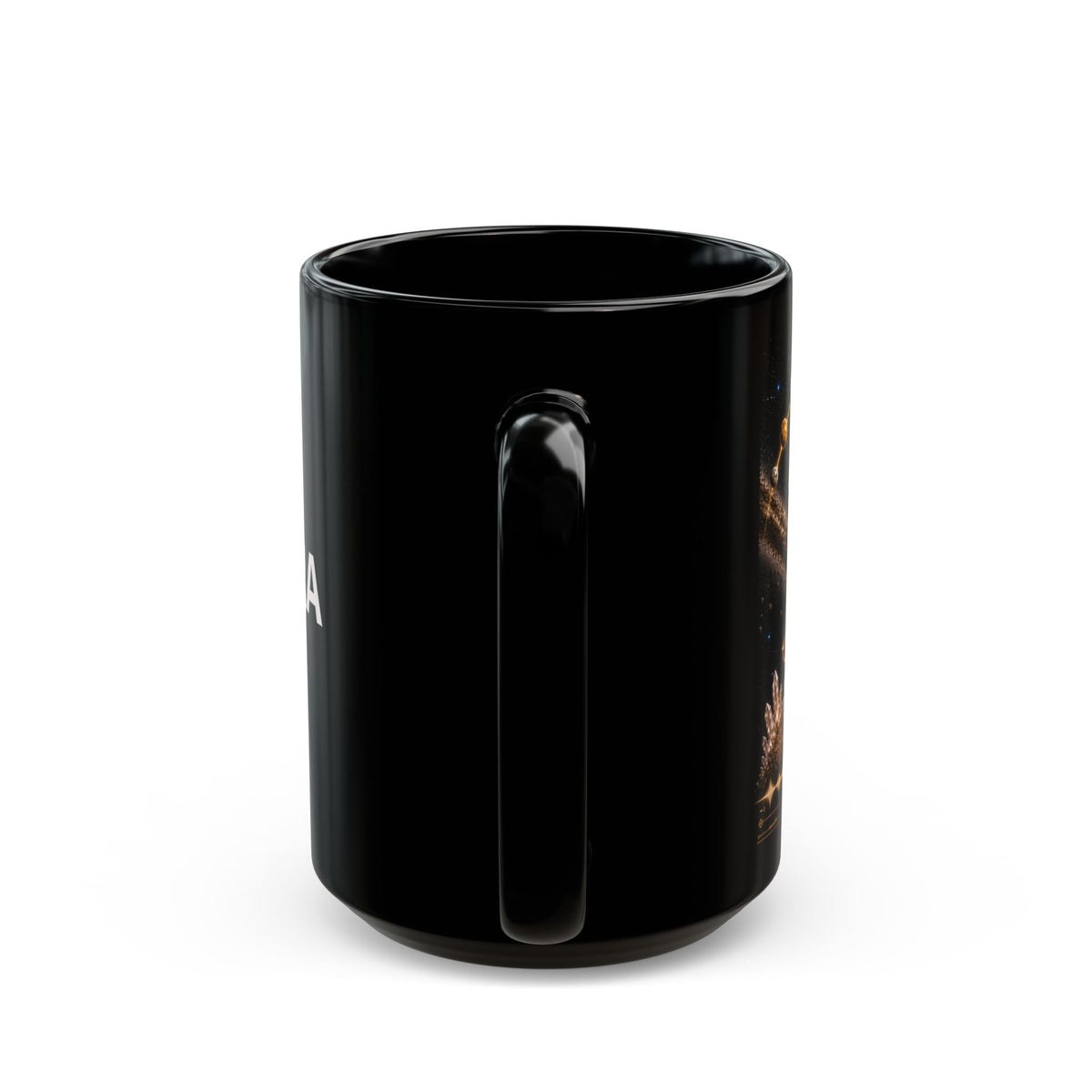 Libra Constellation Black Mug — Zodiac Coffee Cup (11oz & 15oz)