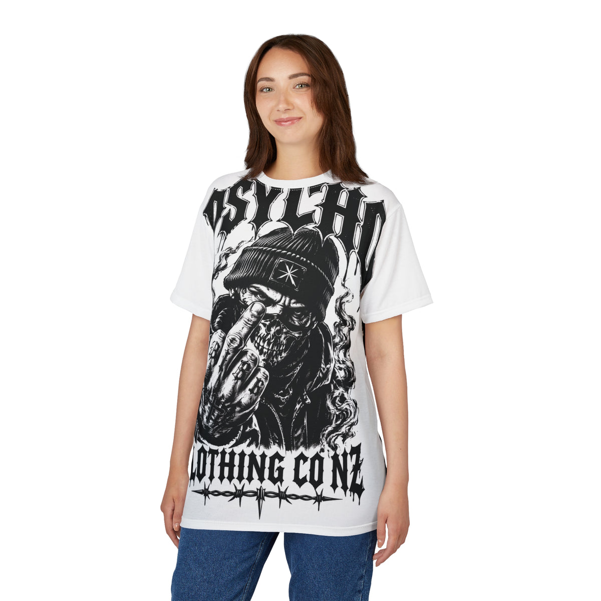 Psycho Clothing Co NZ Graphic Tee — Streetwear Shirt