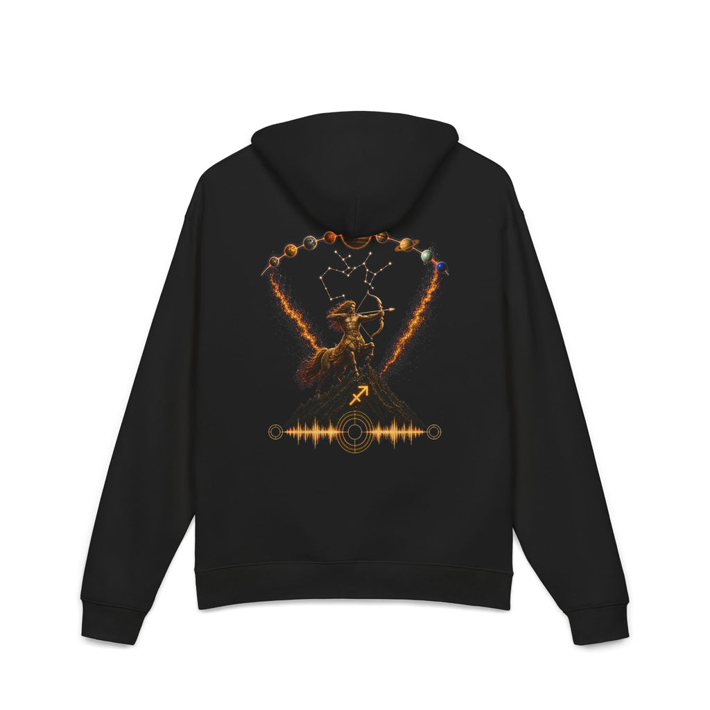 Sagittarius Cosmic Constellation Soundwave Graphic