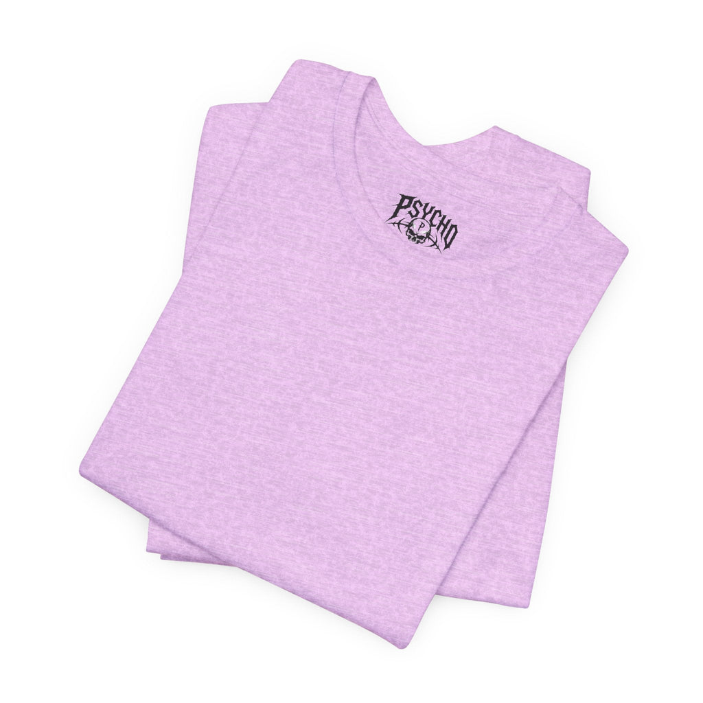 Psycho Clothing Co. Graphic Tee — Gothic Skull Logo T‑Shirt