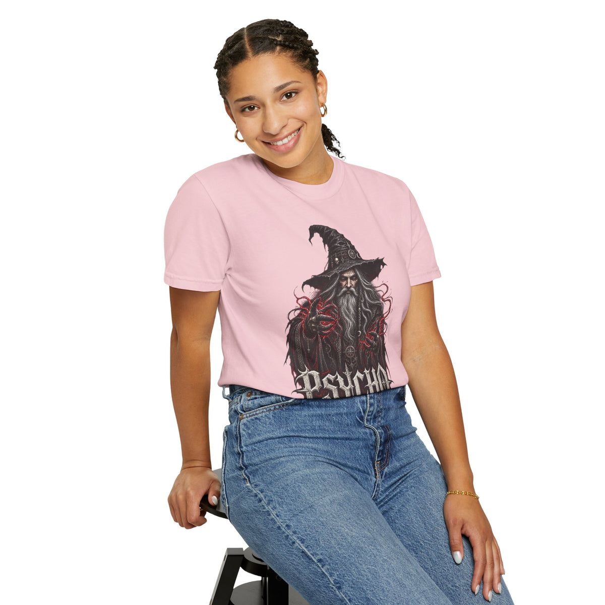 Psycho Wizard T-Shirt — Gothic Wizard Graphic Tee