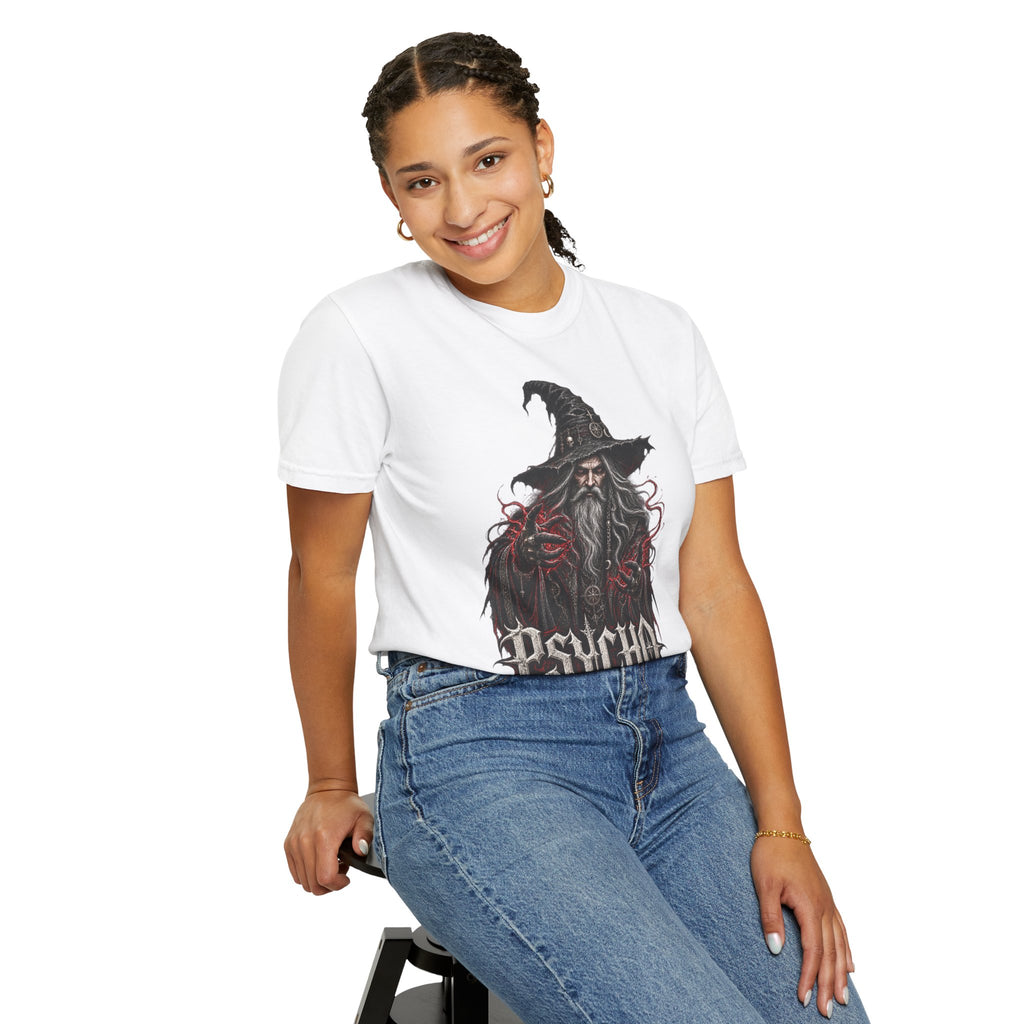 Psycho Wizard T-Shirt — Gothic Wizard Graphic Tee