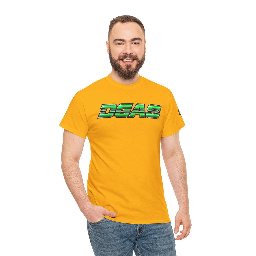 DGAS (Dont Give A Shit) Green Retro Logo Tee — Streetwear Graphic T-Shirt