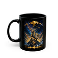 Capricorn Constellation Black Mug — Zodiac Coffee Cup (11oz/15oz)