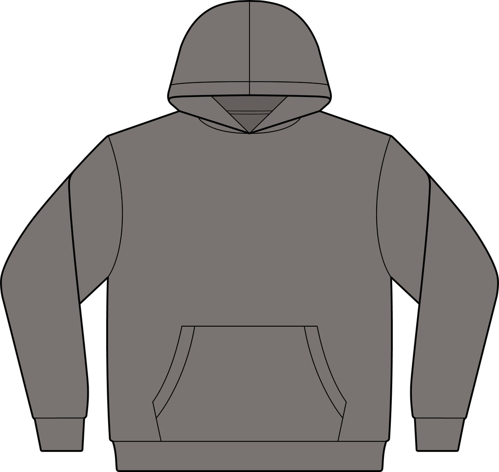 Women's Relaxed Faded Hoodie — Minimal 'Psycho' Chest Logo
