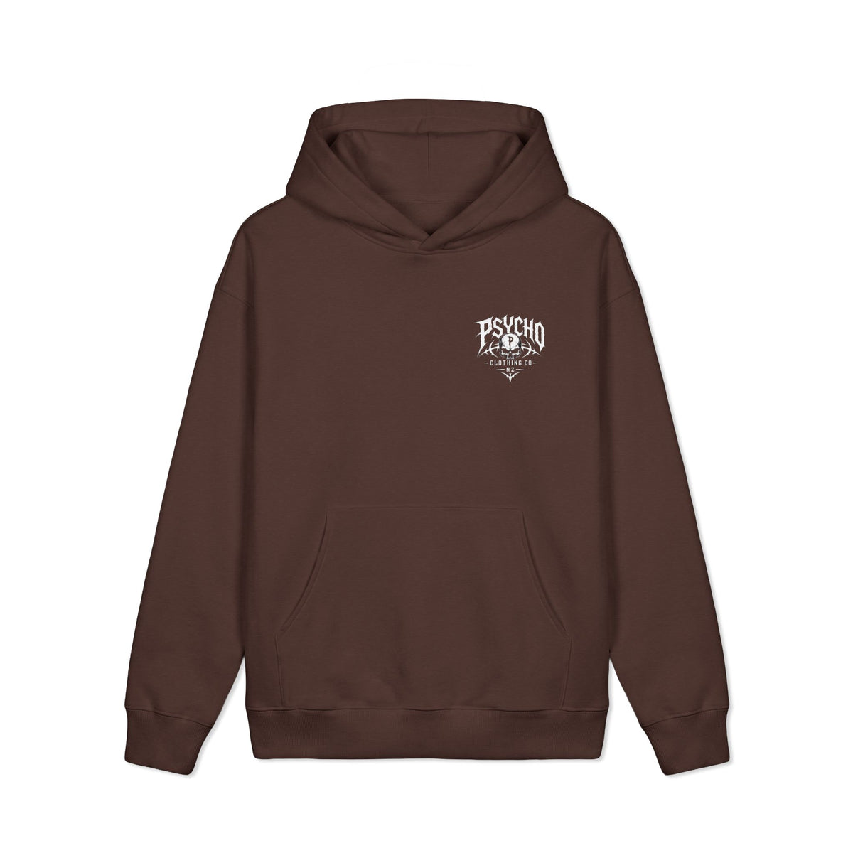 Psycho Skull Hoodie — Graphic Heavyweight Hooded Sweatshirt