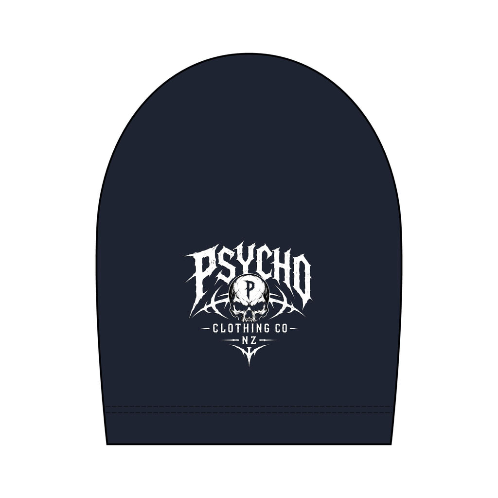 Psycho Clothing Co. Skull Tee — Graphic Heavyweight Garment-Dyed T-Shirt