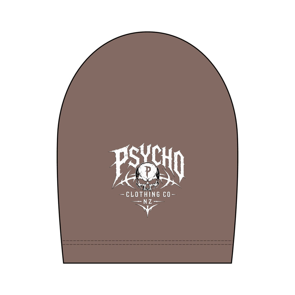 Psycho Clothing Co. Skull Tee — Graphic Heavyweight Garment-Dyed T-Shirt