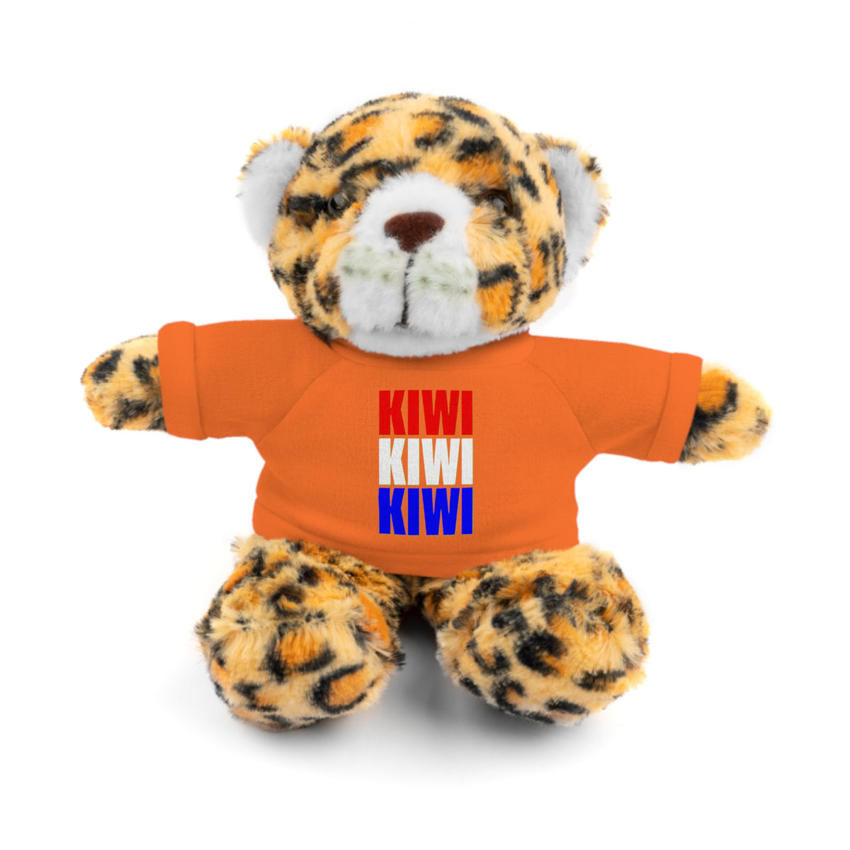 Kiwi Stripe Teddy Bear with Graphic Tee