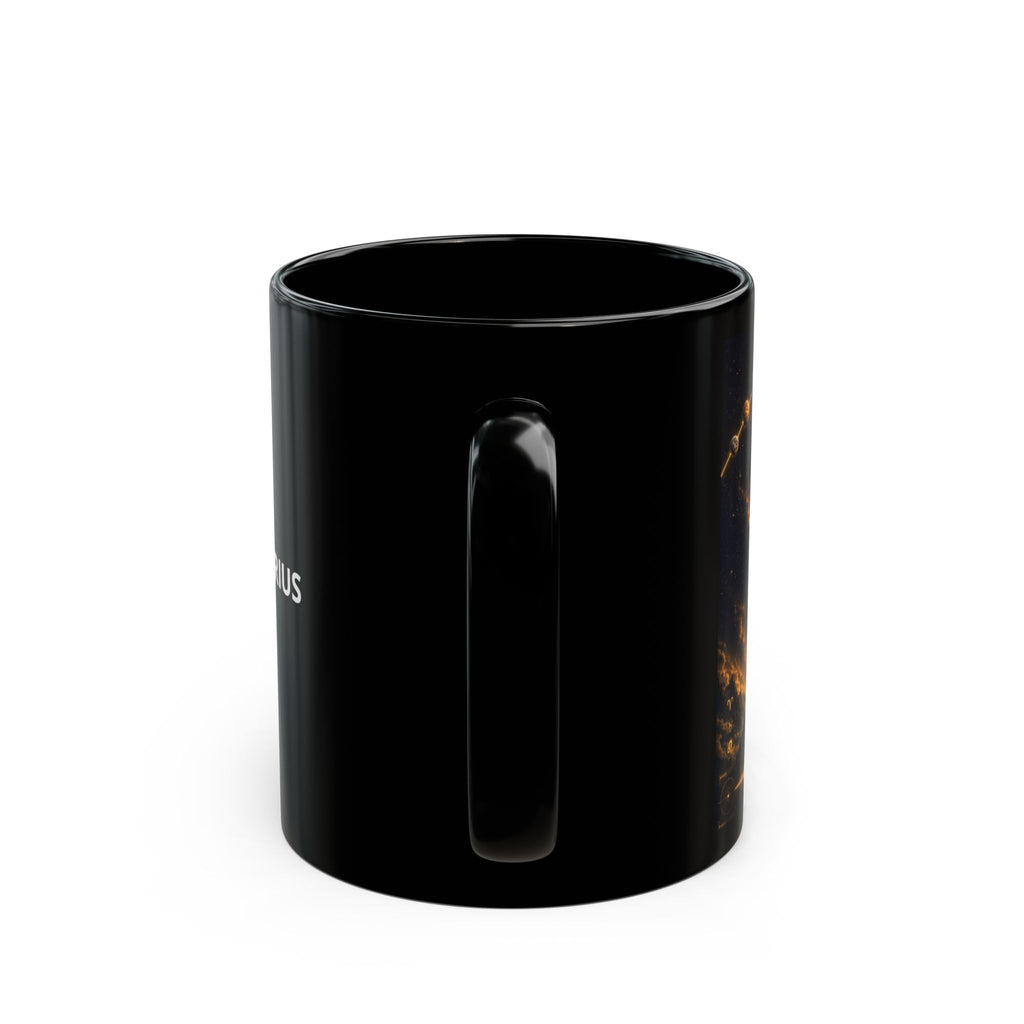 SAGITTARIUS Constellation Black Mug — Zodiac Coffee Cup (11oz, 15oz)