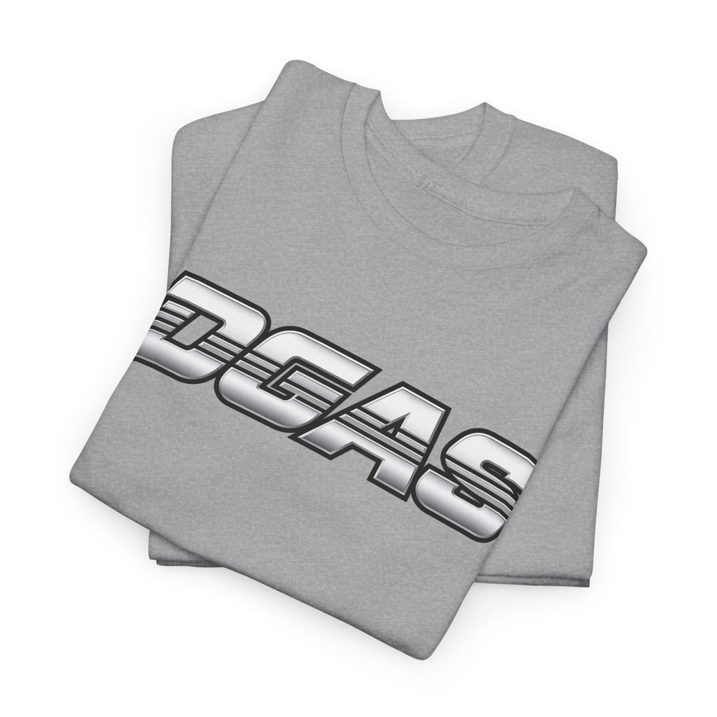DGAS (Dont Give A Shit) Retro Logo Tee — White Graphic T-Shirt