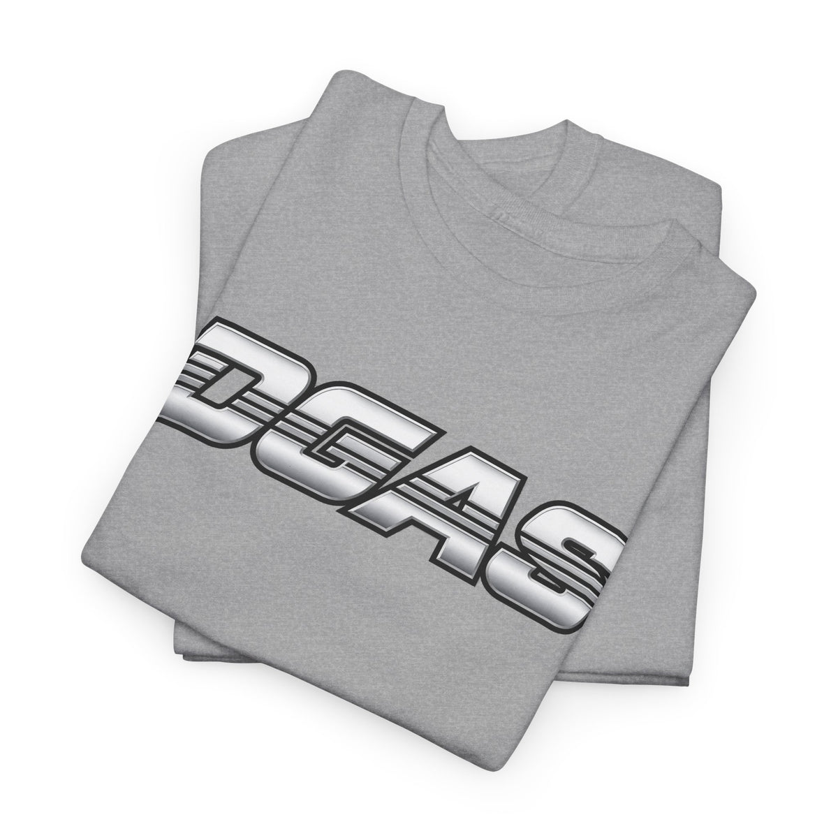 DGAS (Dont Give A Shit) Retro Logo Tee — White Graphic T-Shirt