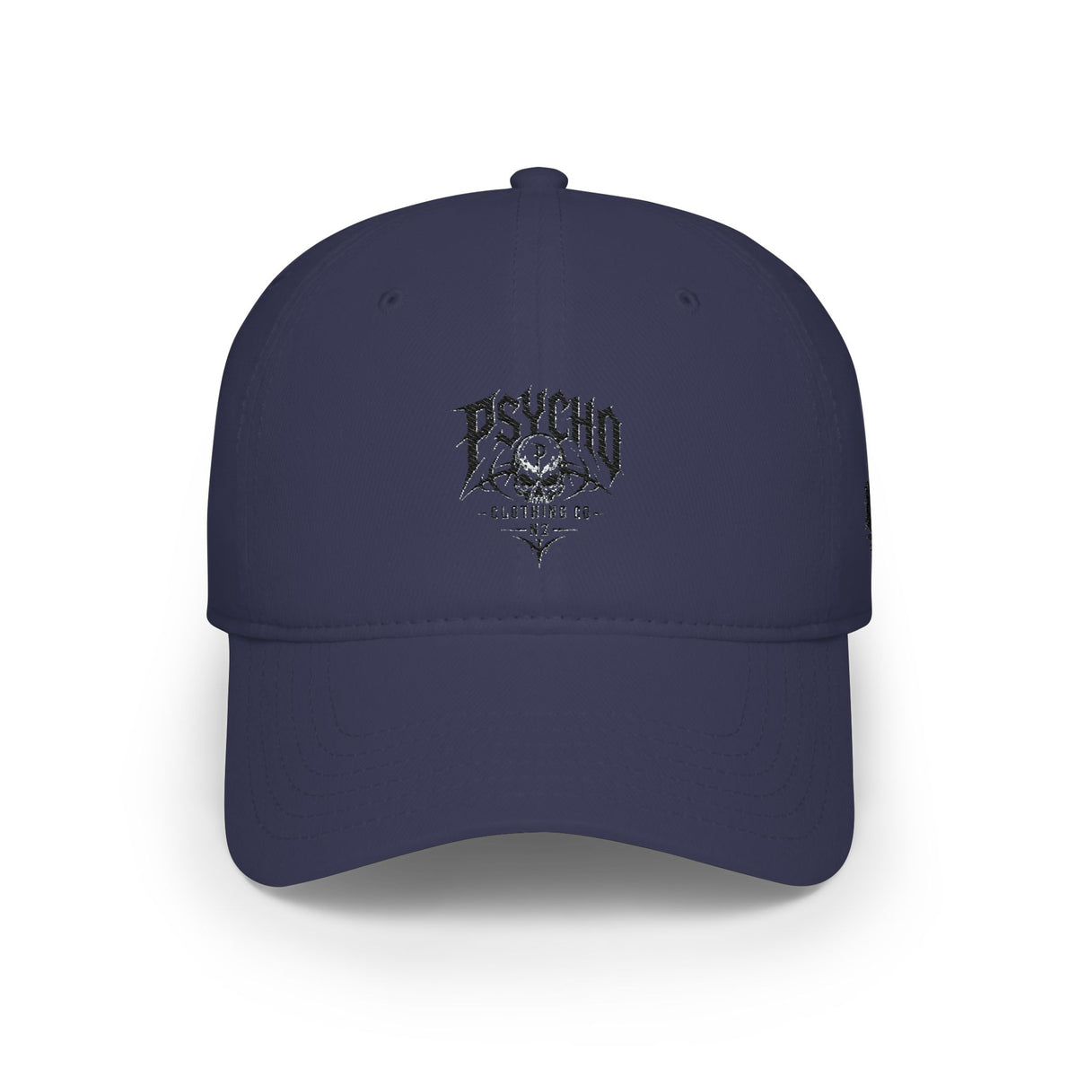 Baseball Cap — Psycho" Skull Graphic Hat