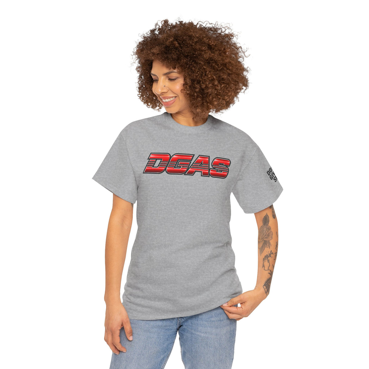 DGAS (Dont Give A Shit) Graphic Tee — Retro Bold Logo T‑Shirt