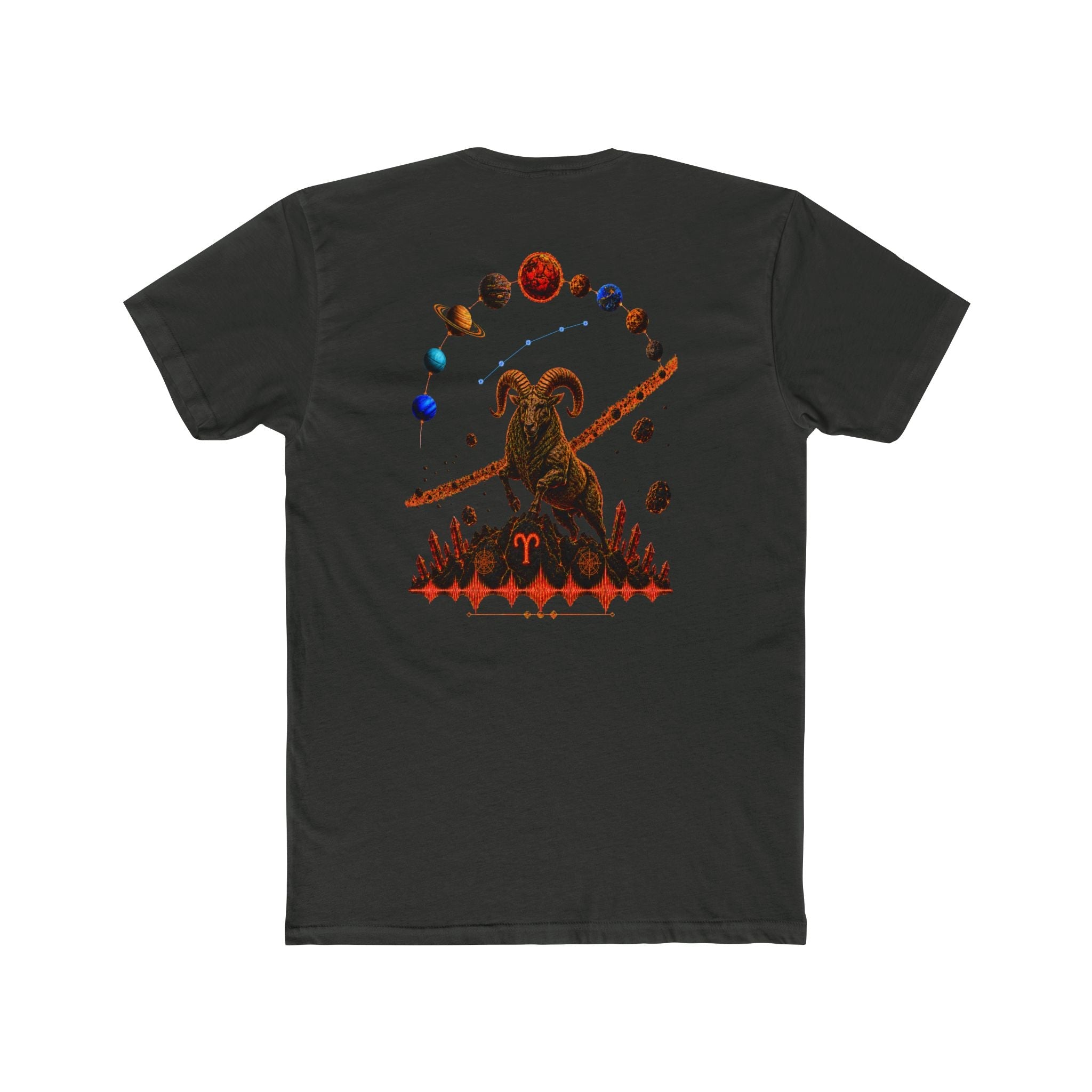 Aries Zodiac T‑Shirt — Fiery Ram Constellation Tee