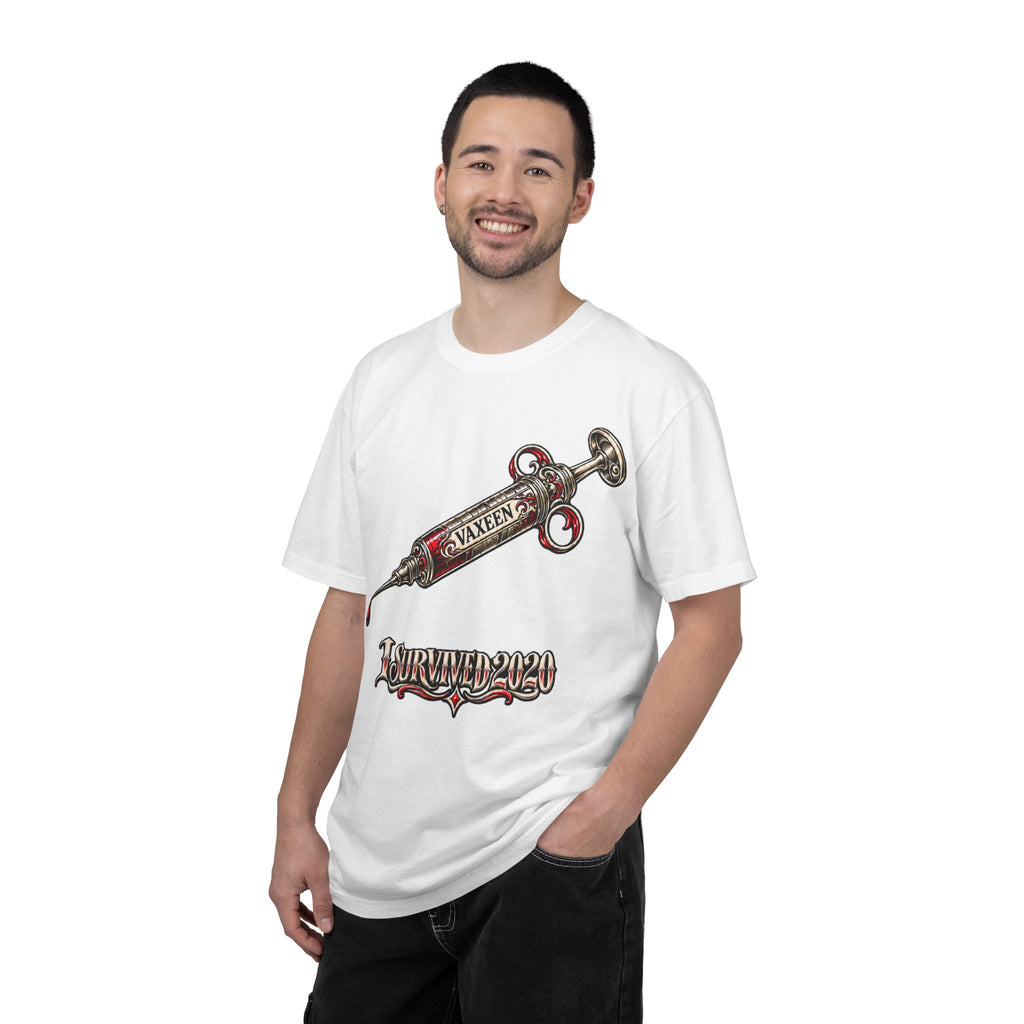 I Survived 2020 T-Shirt — Retro Syringe Graphic Tee
