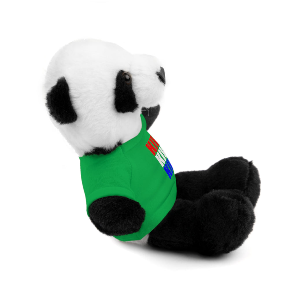 Kiwi Stripe Teddy Bear with Graphic Tee