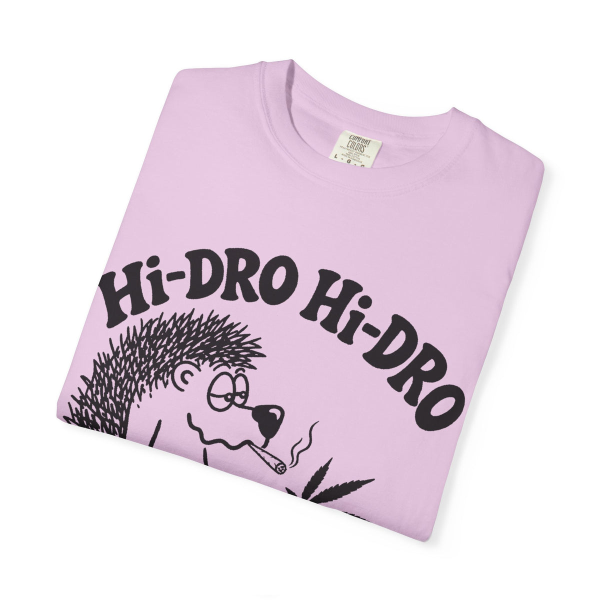 Hi-Dro The Stoned Hedgehog T-Shirt — Cute Retro Cannabis Graphic Tee