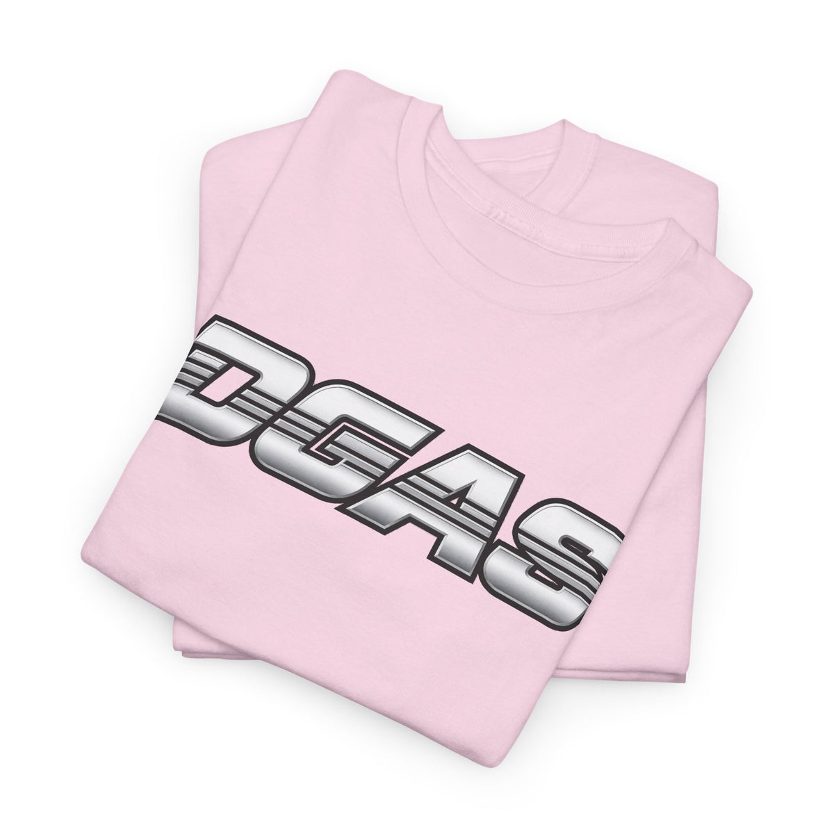 DGAS (Dont Give A Shit) Retro Logo Tee — White Graphic T-Shirt