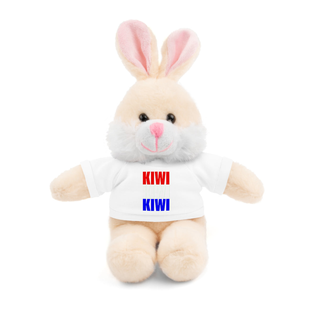 Kiwi Stripe Teddy Bear with Graphic Tee