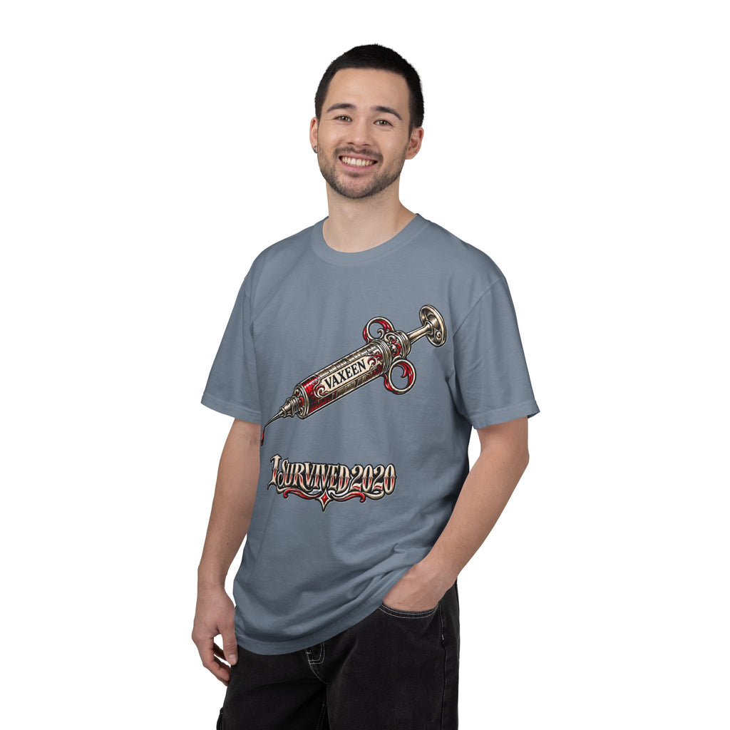 I Survived 2020 T-Shirt — Retro Syringe Graphic Tee