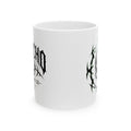Metal Band Logo Ceramic Mug — Black Deathcore Graphic Coffee Cup (11oz / 15oz)