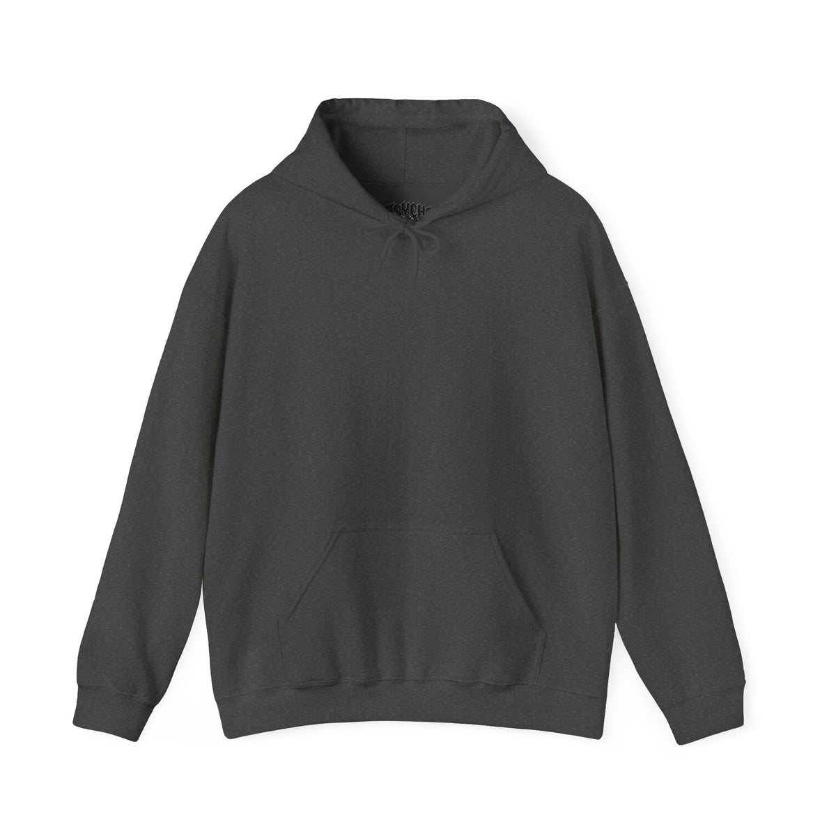 Psycho Clothing Co. Graphic Hoodie — Retro Flame Skull Streetwear