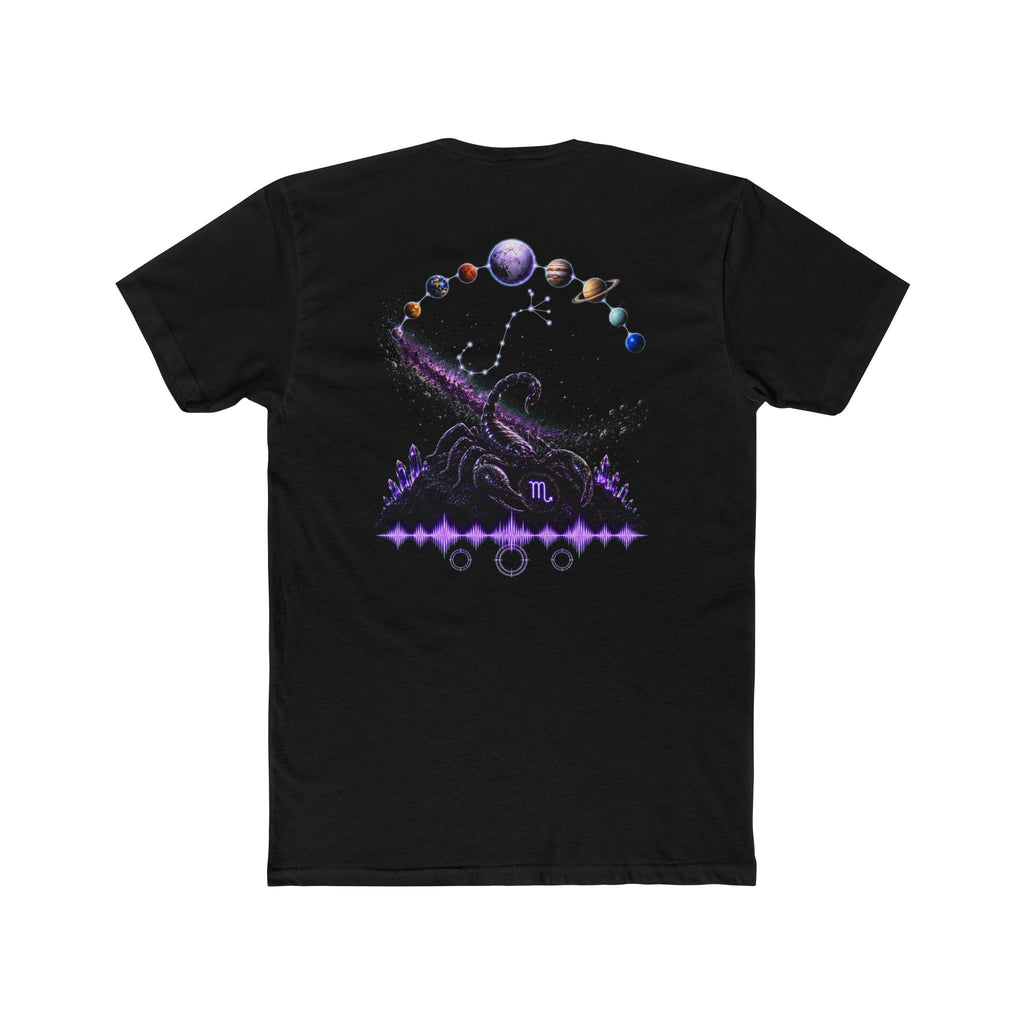 Scorpio Constellation Tee — Purple Zodiac Scorpion Graphic Shirt