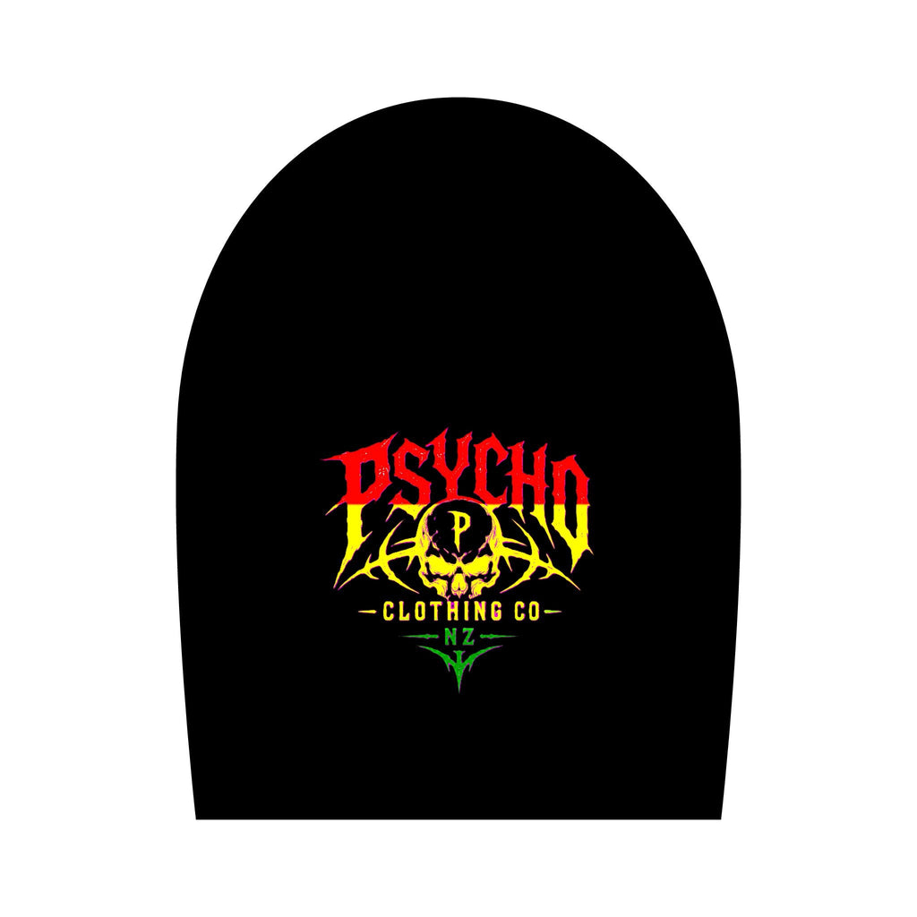 Psycho Skull Graphic T-Shirt — Heavyweight Garment-Dyed Streetwear