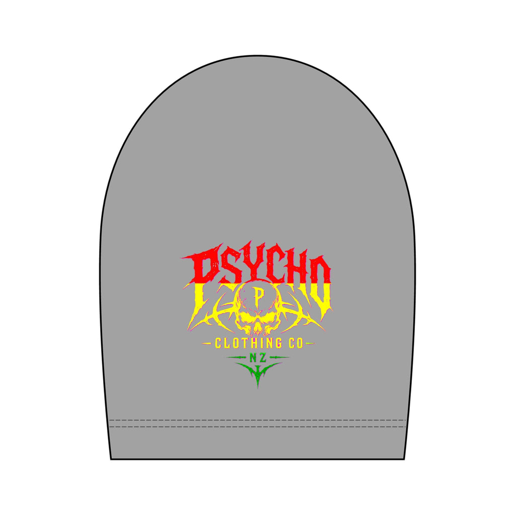 Psycho Skull Graphic T-Shirt — Heavyweight Garment-Dyed Streetwear