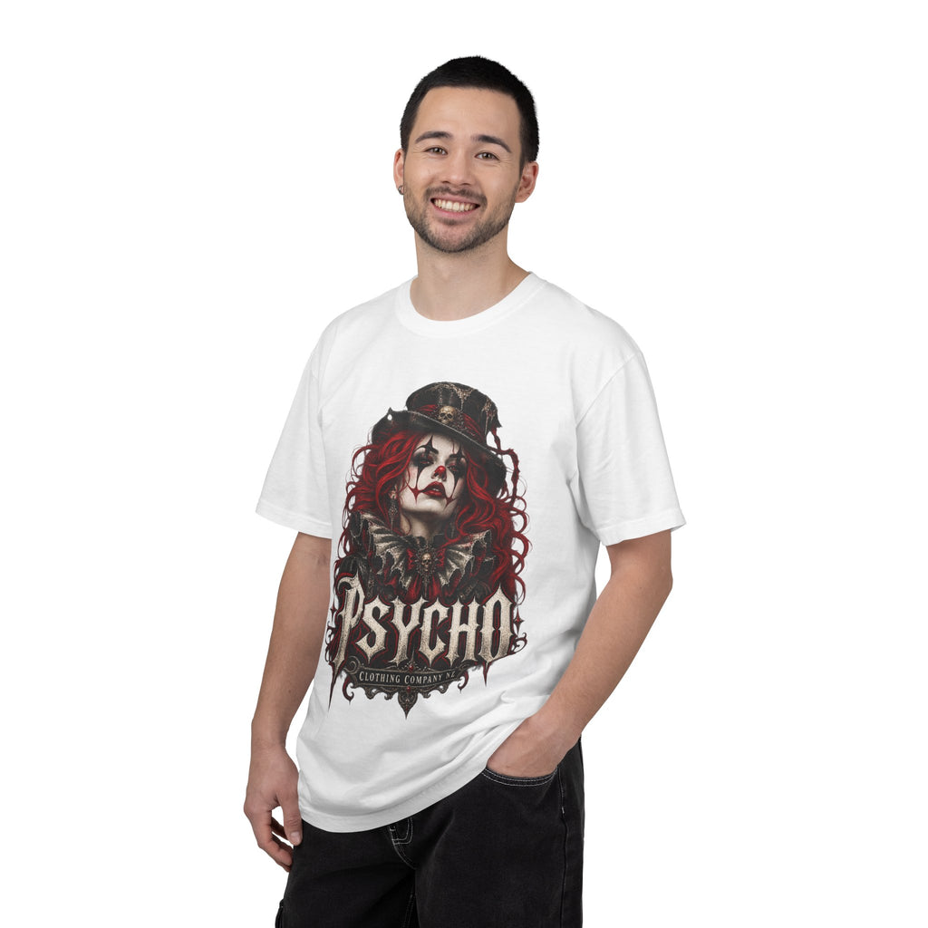 Psycho Female Clown Graphic T-Shirt