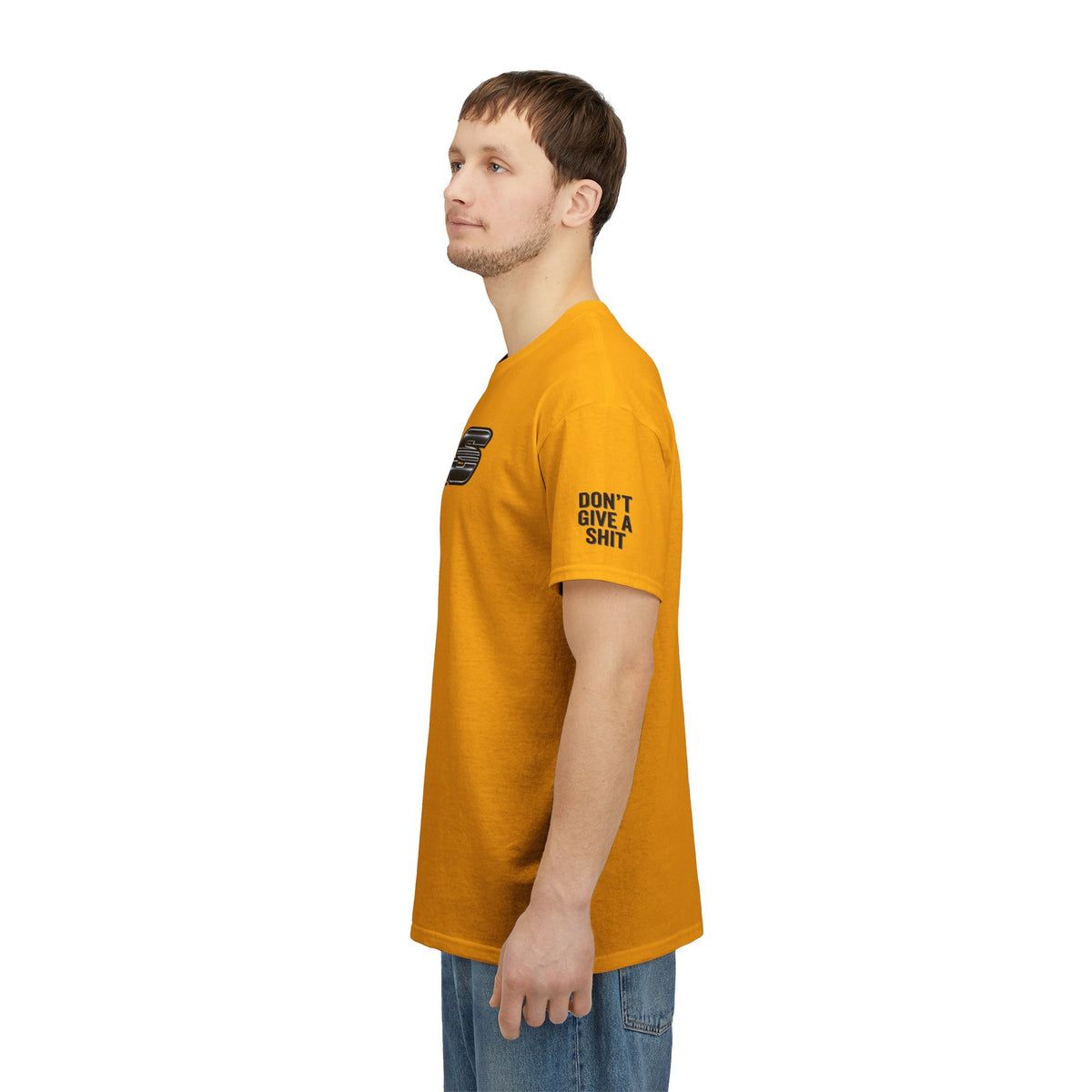 DGAS (Dont Give A Shit) Retro Logo Tee — White Graphic Short Sleeve Shirt