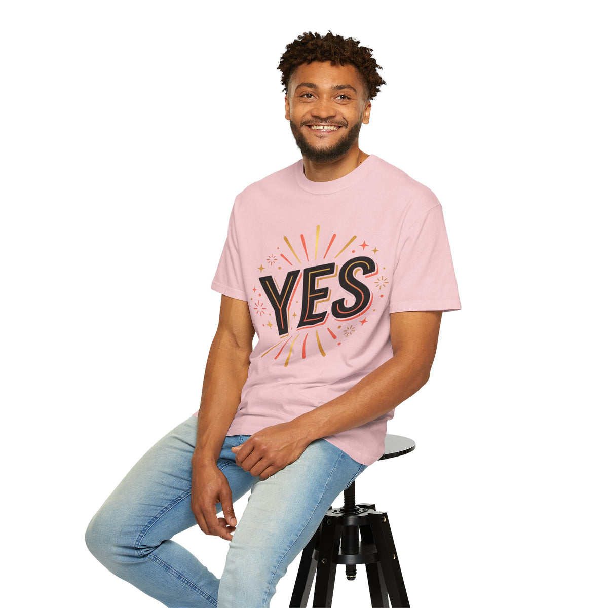 YES Graphic T-Shirt — Bold Retro Celebration Tee