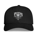 Psycho Clothing Co. Icon Cap — Gothic Skull Logo Baseball Hat