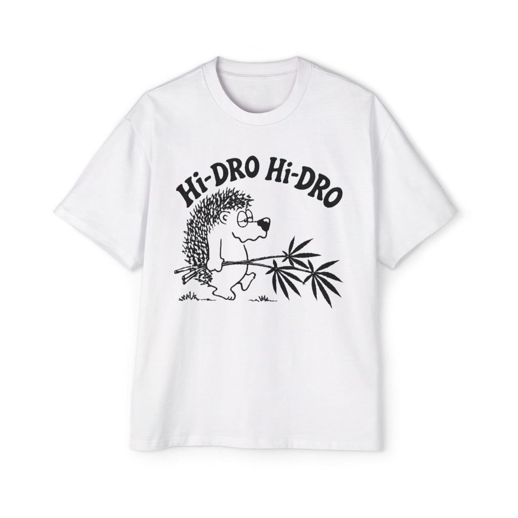 Hi-Dro the Stoned Hedgehog Tee — Funny Cannabis Graphic T-Shirt
