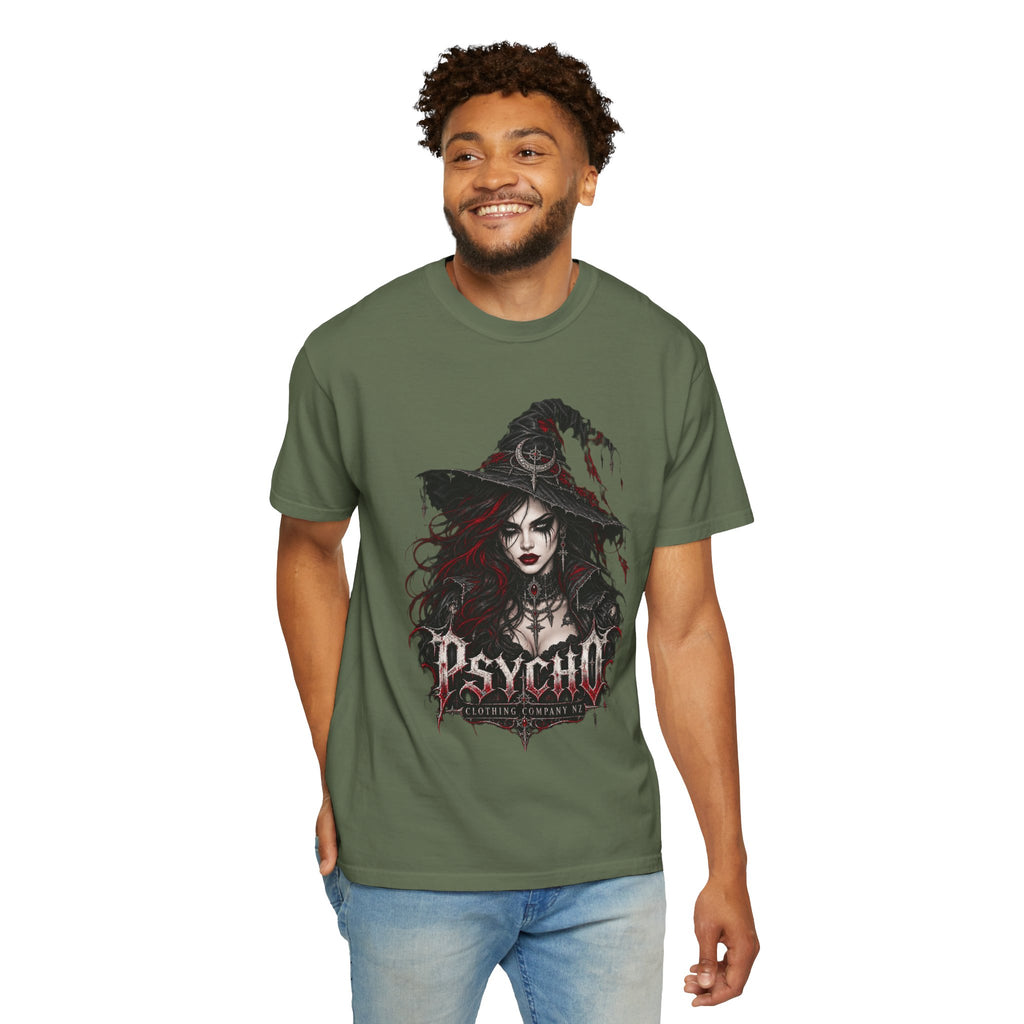 Psycho Witch Gothic Graphic T-Shirt