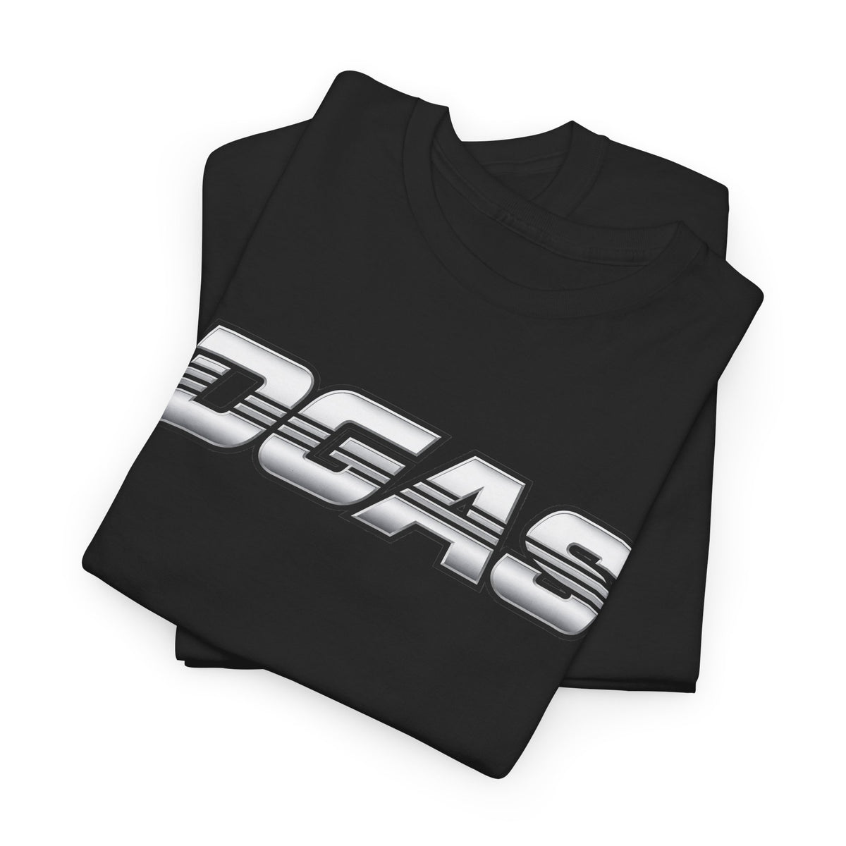 DGAS (Dont Give A Shit) Retro Logo Tee — White Graphic T-Shirt