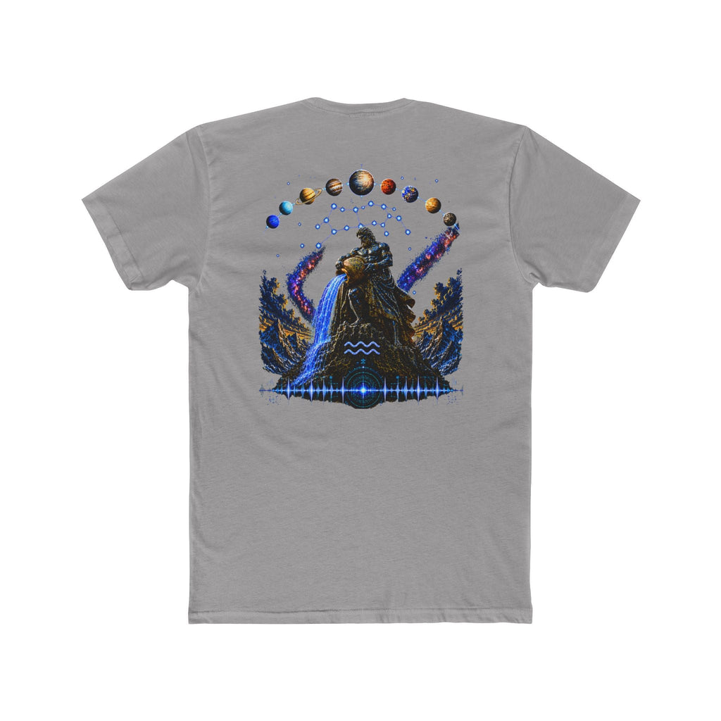 Astrological Aquarius Celestial Tee — Zodiac Aquarius Graphic T‑Shirt