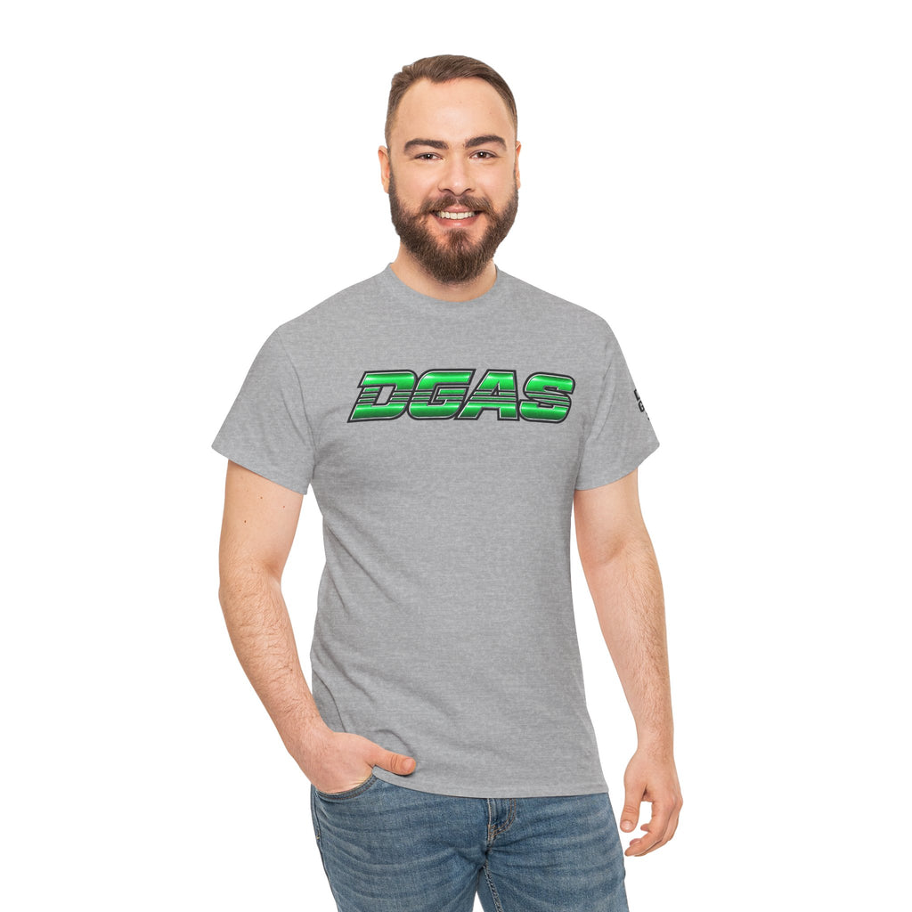 DGAS (Dont Give A Shit) Green Retro Logo Tee — Streetwear Graphic T-Shirt