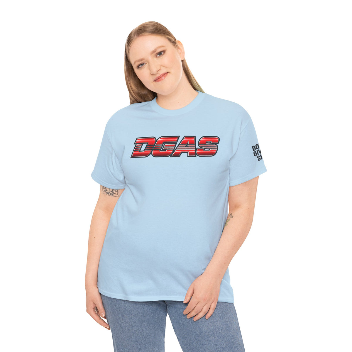 DGAS (Dont Give A Shit) Graphic Tee — Retro Bold Logo T‑Shirt