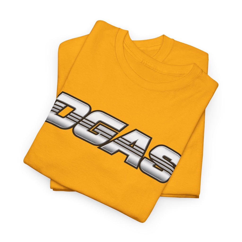 DGAS (Dont Give A Shit) Retro Logo Tee — White Graphic T-Shirt