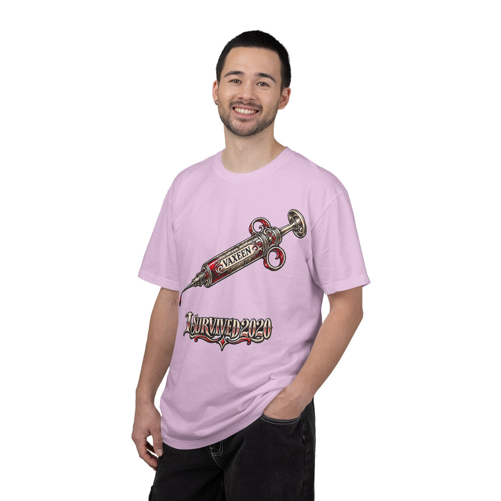 I Survived 2020 T-Shirt — Retro Syringe Graphic Tee