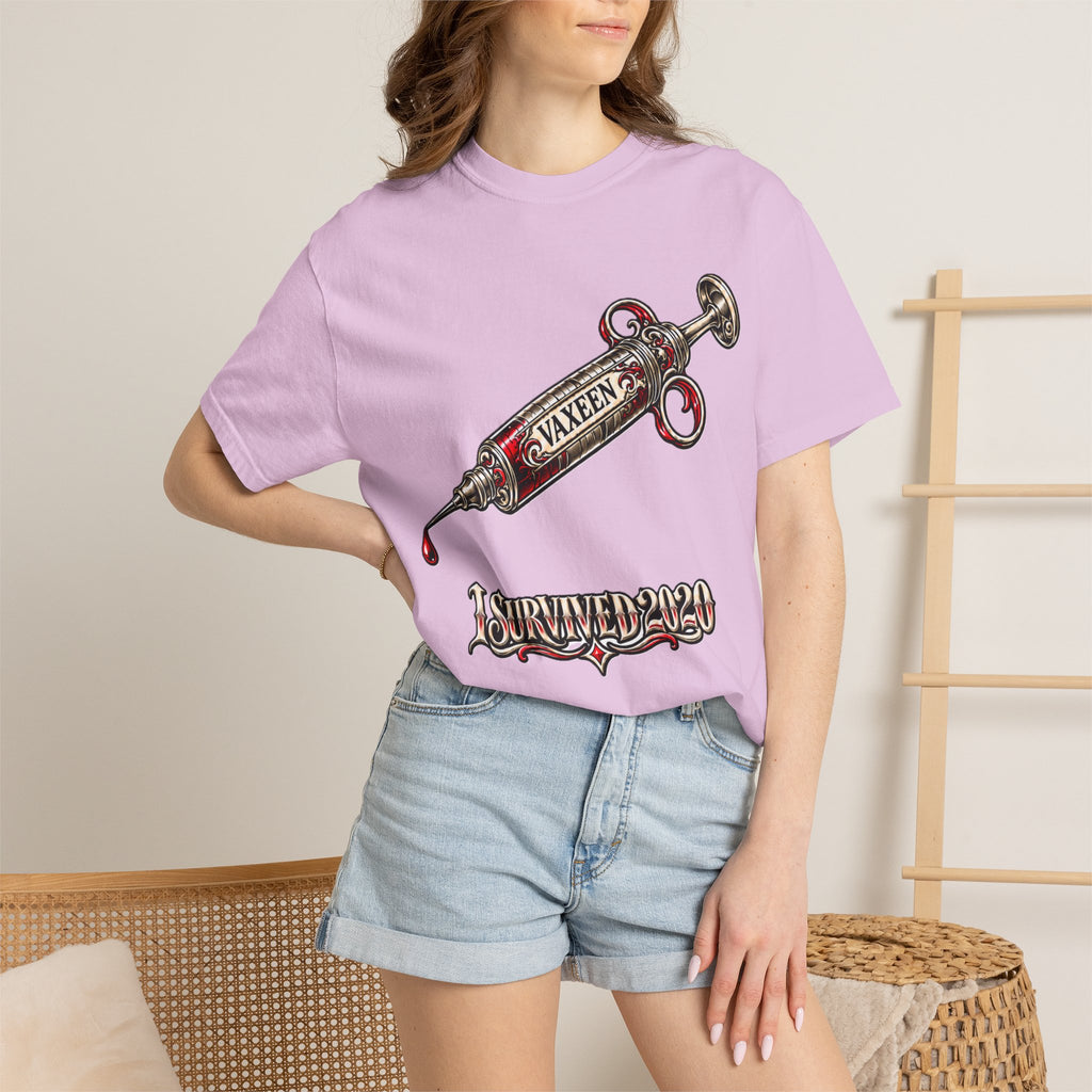 I Survived 2020 T-Shirt — Retro Syringe Graphic Tee
