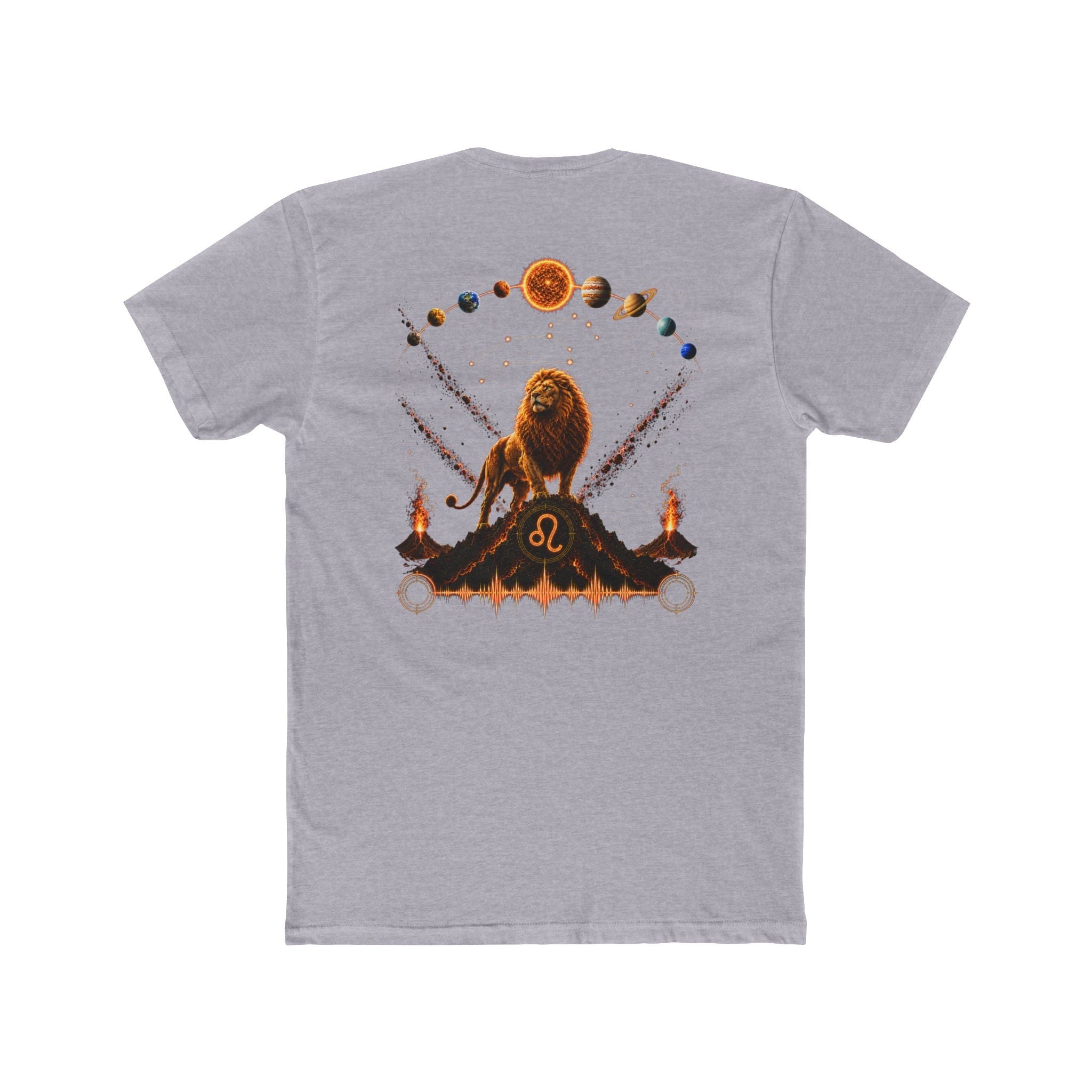 Leo Zodiac T‑Shirt — Lion Constellation Graphic Tee (Astrology, Birthday Gift)