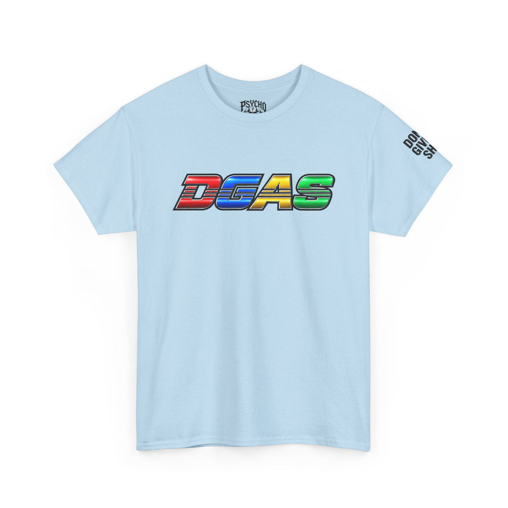 DGAS Dont Give A Shit Retro Rainbow Logo T‑Shirt
