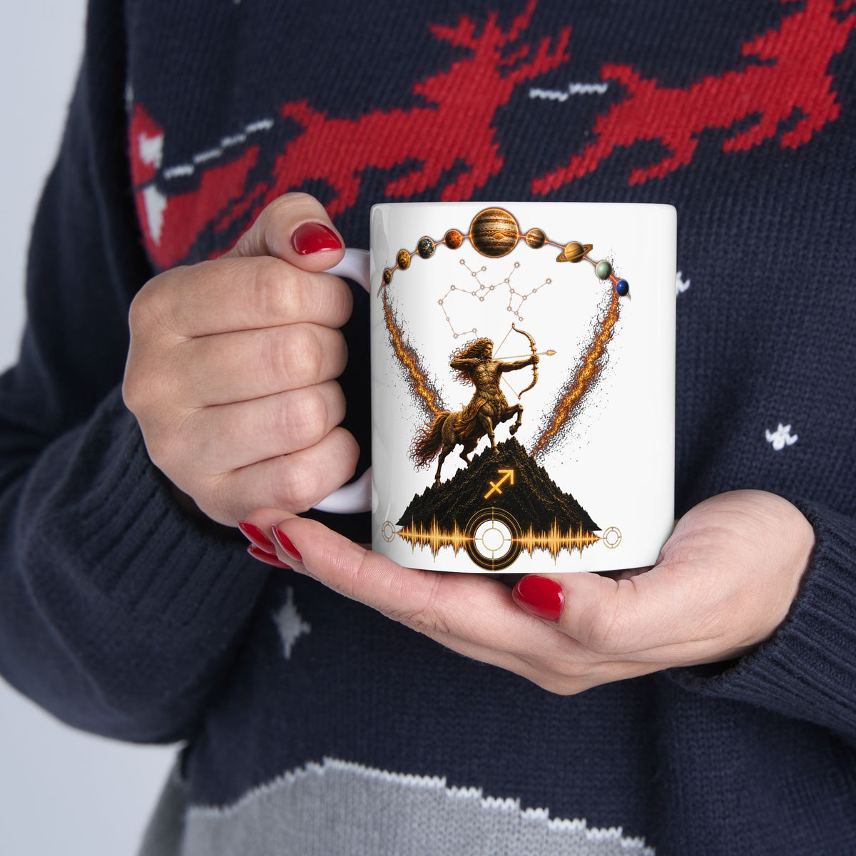 Zodiac Sign SAGITTARIUS -- Ceramic Mug, (11oz, 15oz)