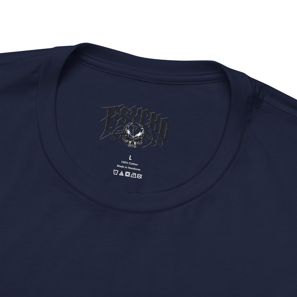 Psycho Clothing Co. Skull Tee — Gothic Rock Band Graphic T-Shirt
