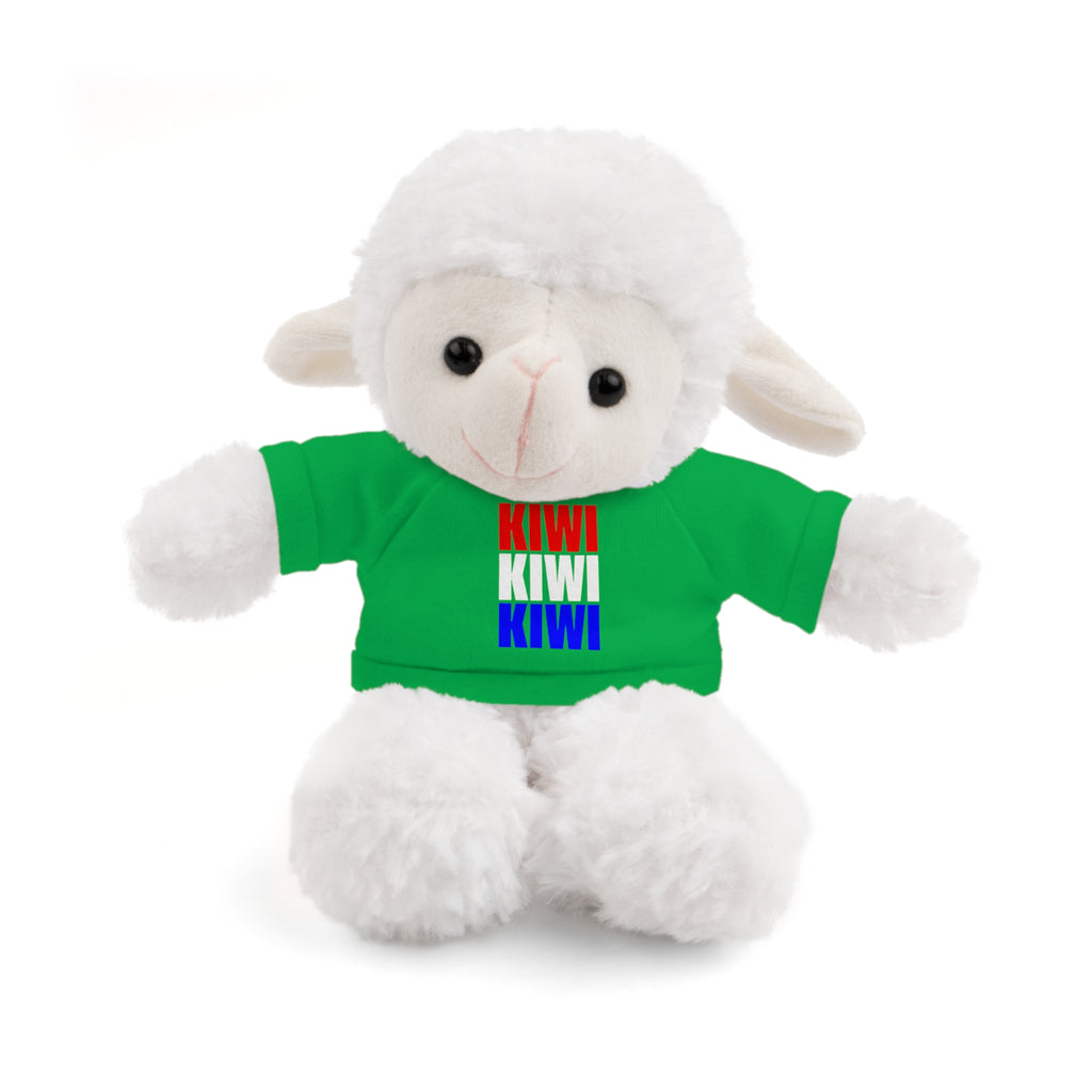Kiwi Stripe Teddy Bear with Graphic Tee