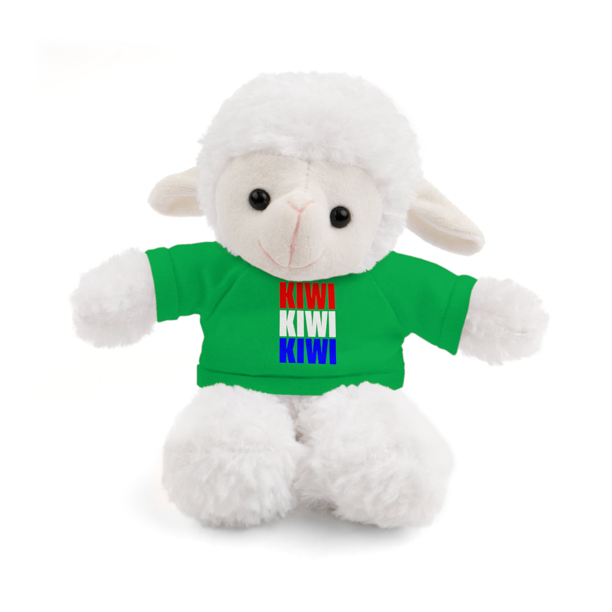 Kiwi Stripe Teddy Bear with Graphic Tee